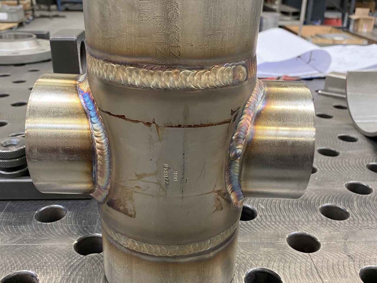 TIG laswerk detail